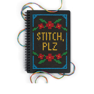 Cross Stitch Journal Kit, Stitch Plz