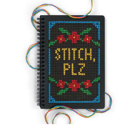 Cross Stitch Journal Kit, Stitch Plz