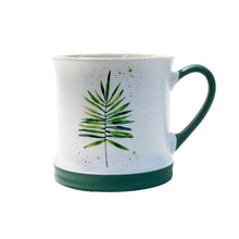 Load image into Gallery viewer, White Ceramic Mug with Plant, 4 Asst, Rslee
