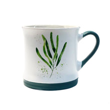 Load image into Gallery viewer, White Ceramic Mug with Plant, 4 Asst, Rslee
