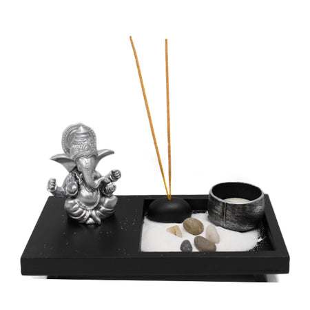 Silver Ganesha Zen Garden