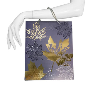 Leaves Gift Bag, 13x10in, 3 Asst