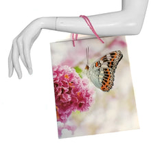 Load image into Gallery viewer, Butterfly Gift Bag, 13x10in, 3 Asst
