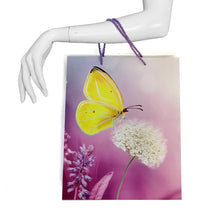 Load image into Gallery viewer, Butterfly Gift Bag, 13x10in, 3 Asst
