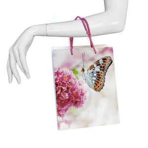 Butterfly Gift Bag, Small, 4 Asst