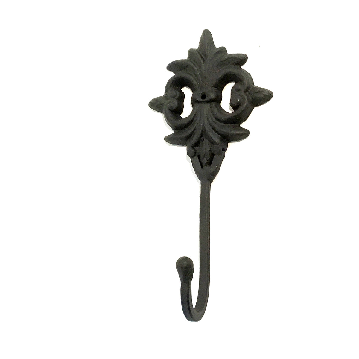 Fleur De Lis Single Wall Hook, 9in