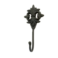 Fleur De Lis Single Wall Hook, 9in