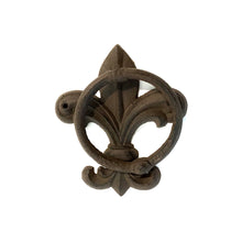 Load image into Gallery viewer, Fleur De Lis Metal Door Knocker
