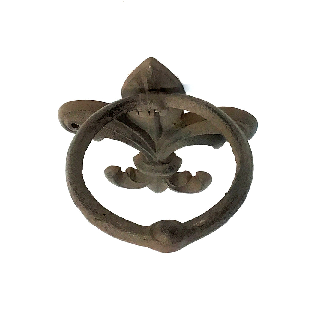 Fleur De Lis Metal Door Knocker