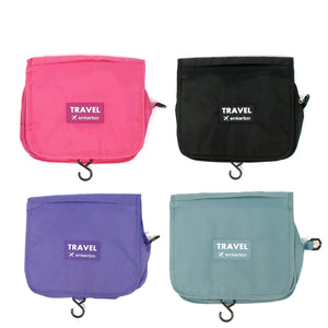 Hanging Toiletry Bag, 4 Asst