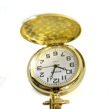 Load image into Gallery viewer, Gold Pocket Watch with Chain
