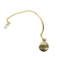 Load image into Gallery viewer, Gold Pocket Watch with Chain
