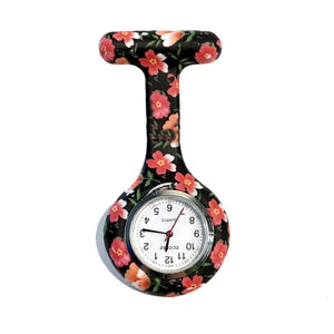 Silicone Nurse Watch, Patterned, 6 Asst