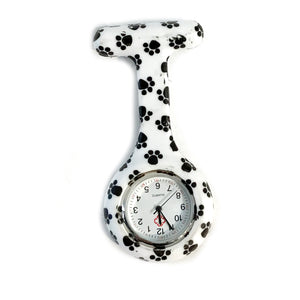 Silicone Nurse Watch, Patterned, 6 Asst