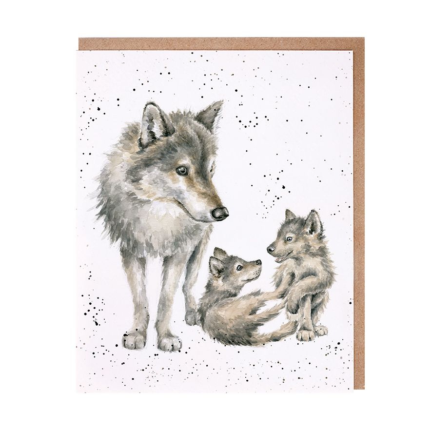 Wolf Pack Greeting Card