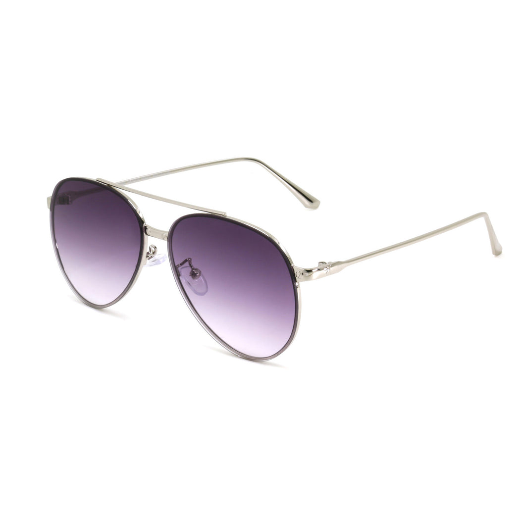 Metal Aviator Sunglasses, 3 Asst