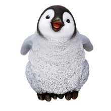 Load image into Gallery viewer, Polyresin Laughing Baby Penguin statue

