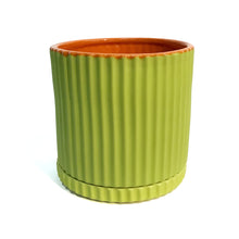 Load image into Gallery viewer, Pot, 8In, Caris, Green/Orange
