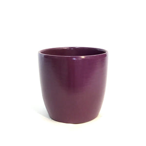 Pot, 4in, Ceramic, Dolomite, Purple