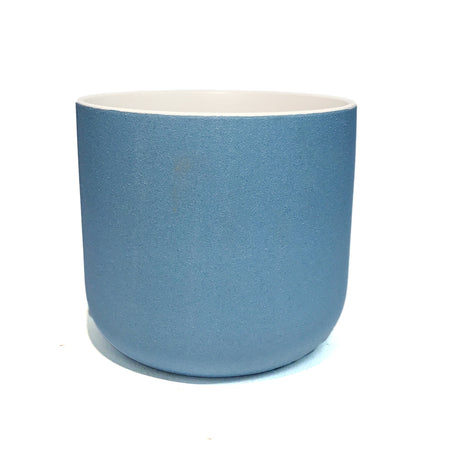 Pot, 8in, Ceramic, Light Blue