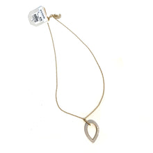 Load image into Gallery viewer, Necklace, Two-Tone Pendant, Gold/Silver
