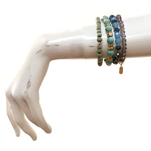 Gina, 4S, Bracelet w/ Disc, Turquoise