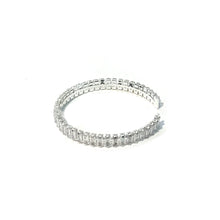 Load image into Gallery viewer, Mimosa 1 Strand Baguette Wire Bracelet, Silver
