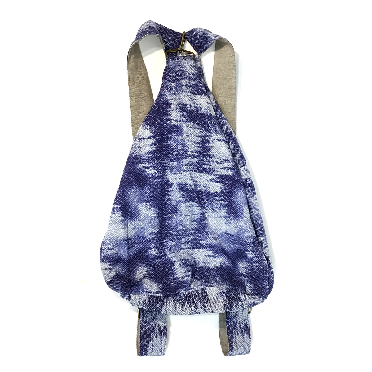 Backpack, Blue Batik