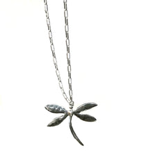 Load image into Gallery viewer, Necklace, Dragonfly Pendant, Silver
