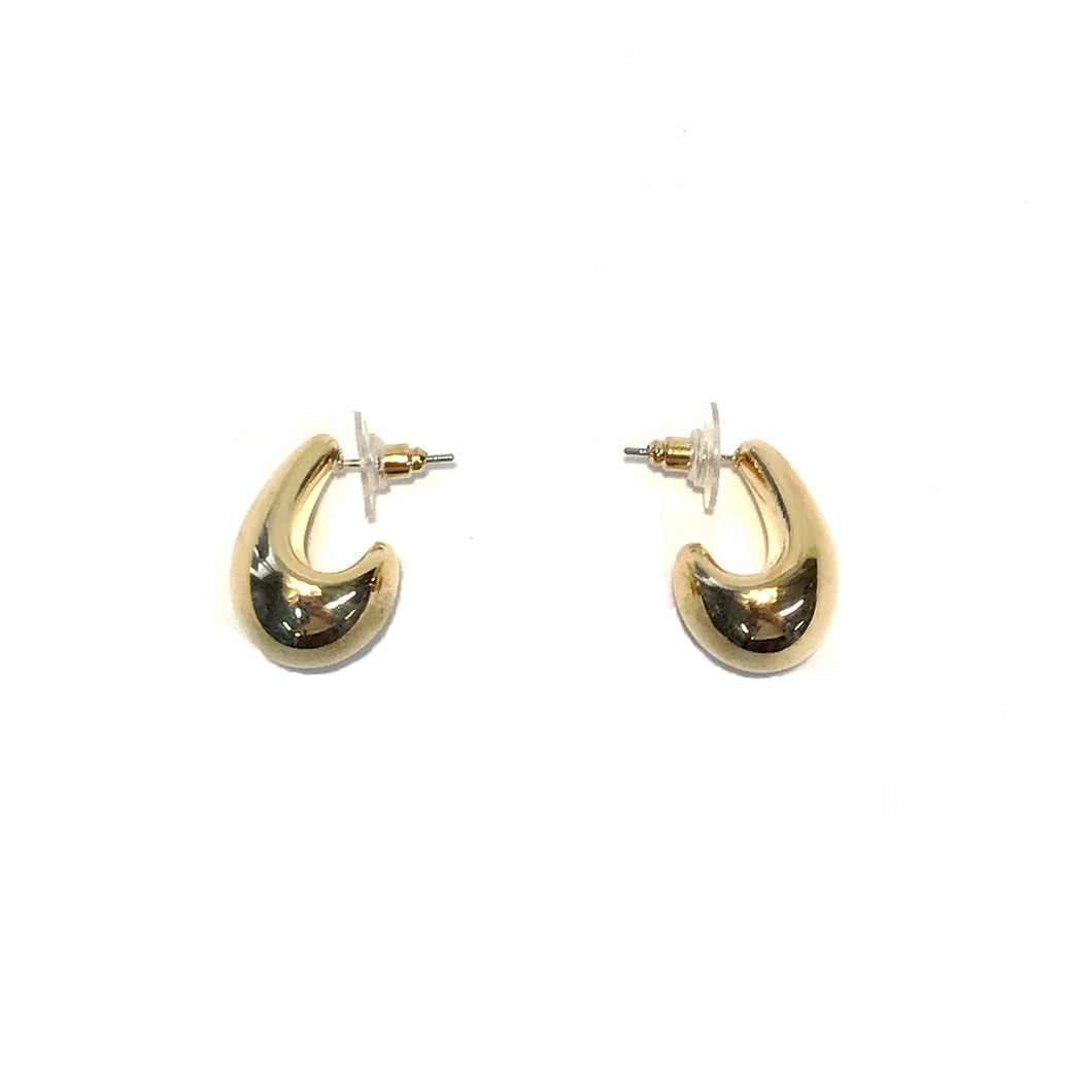 Earring, Dior, Stud Teardrop, Gold