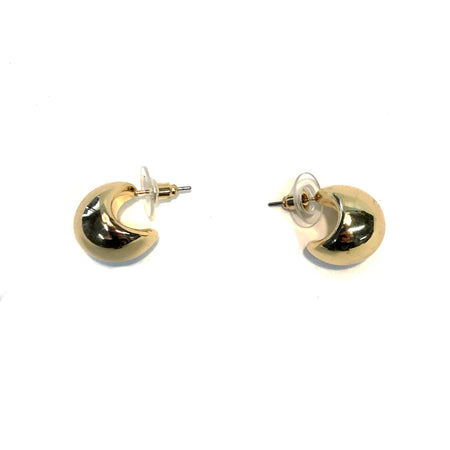 Earring, Dior, Puffy Dome Stud, Gold