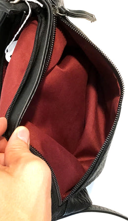 Brook Crossbody Hobo Bag, Black