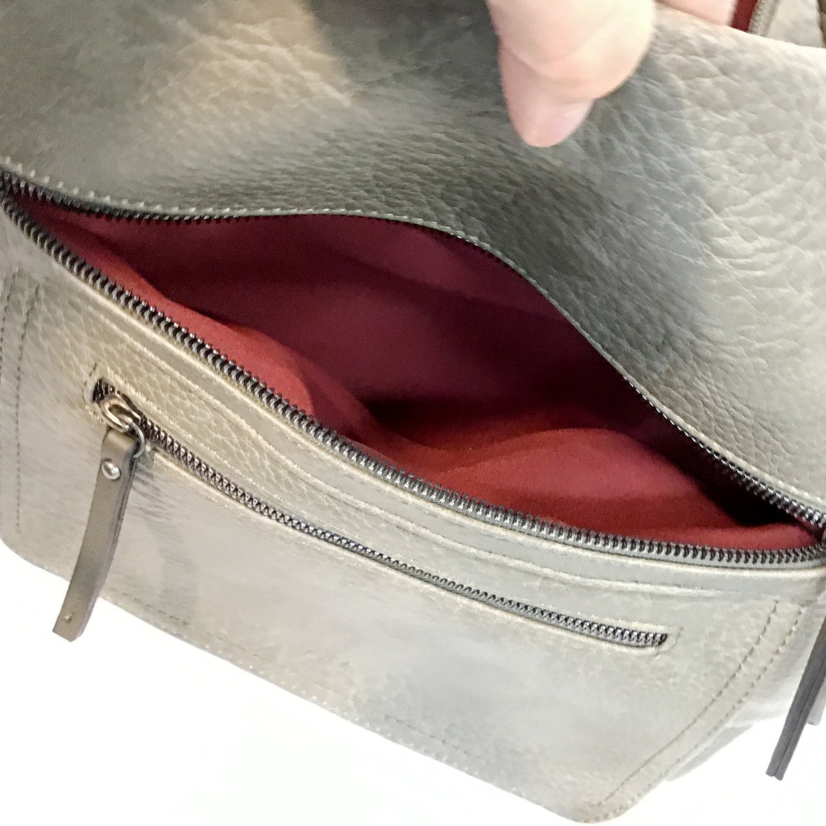 Olivia, Convertable Backpack, Sage Green