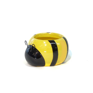 Pot, 2in, Ceramic, Bumble Bee