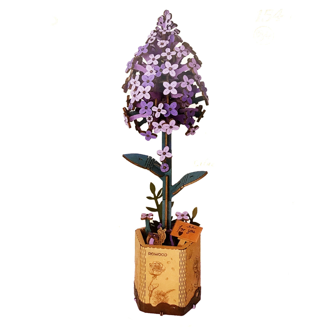 Wooden Flower Lilac