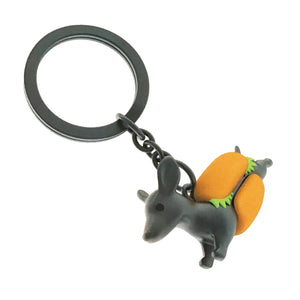 Dachshund Metal Keychain