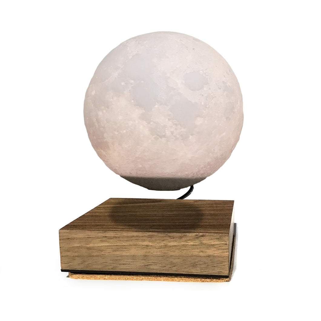 Smart Lamp, Moon, Walnut