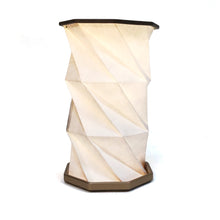 Load image into Gallery viewer, Twist Hexagon Lamp, Walnut
