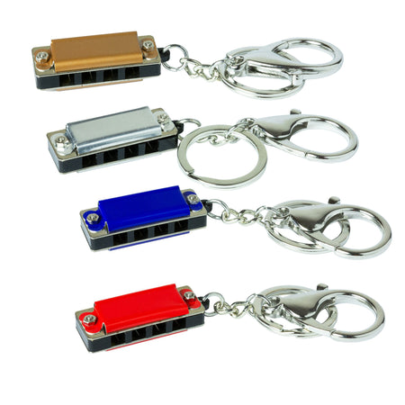 Mini Harmonica Keyring, Assorted Types