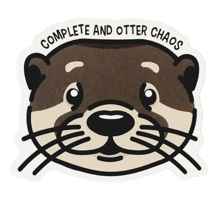 Complete And Otter Chaos Sticker, 3in