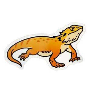 Bearded Dragon Sticker, 3in