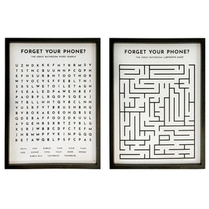 Bathroom Decor, Wall Art 2 Styles