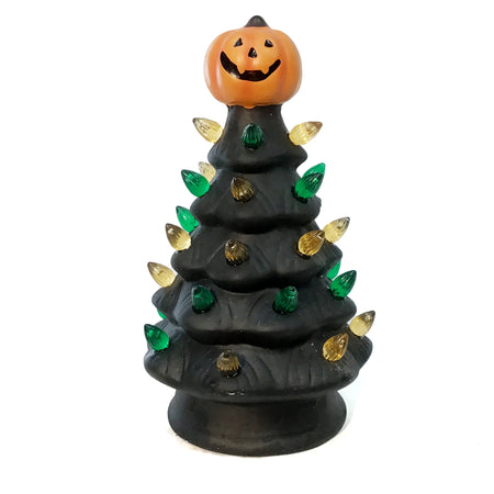 Ceramic Light-Up Halloween Tree