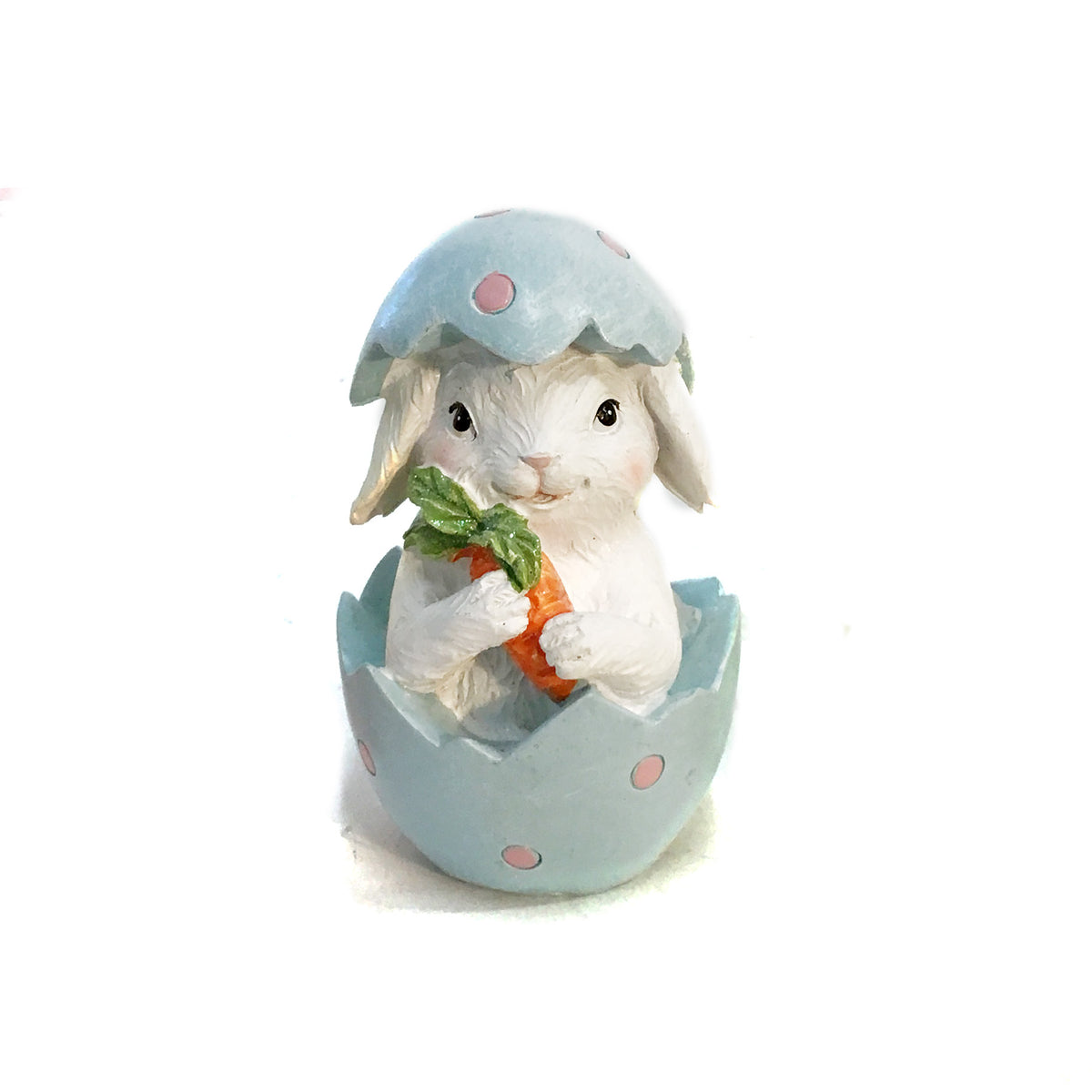 Polystone Chick, Duck, Bunny in Egg