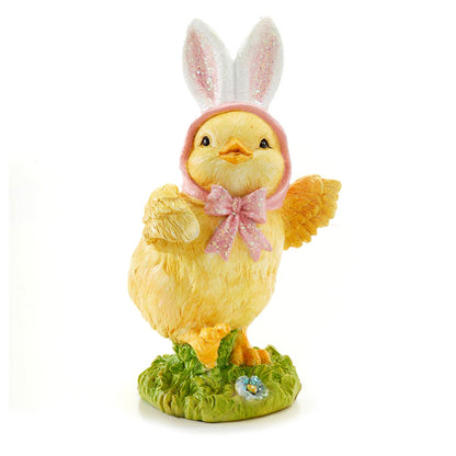 Chick w/Bunny Ears Figurine 2 Assortments