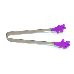 Mini Tongs w/Silicone Tips, 5 Asst