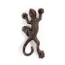 Load image into Gallery viewer, Cast Iron Geko Wall Hook, 3 Styles
