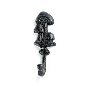 Cast Iron Mushroom Wall Hook, 3 Styles