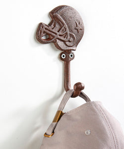 Cast Iron Helmet Wall Hook, 3 Styles