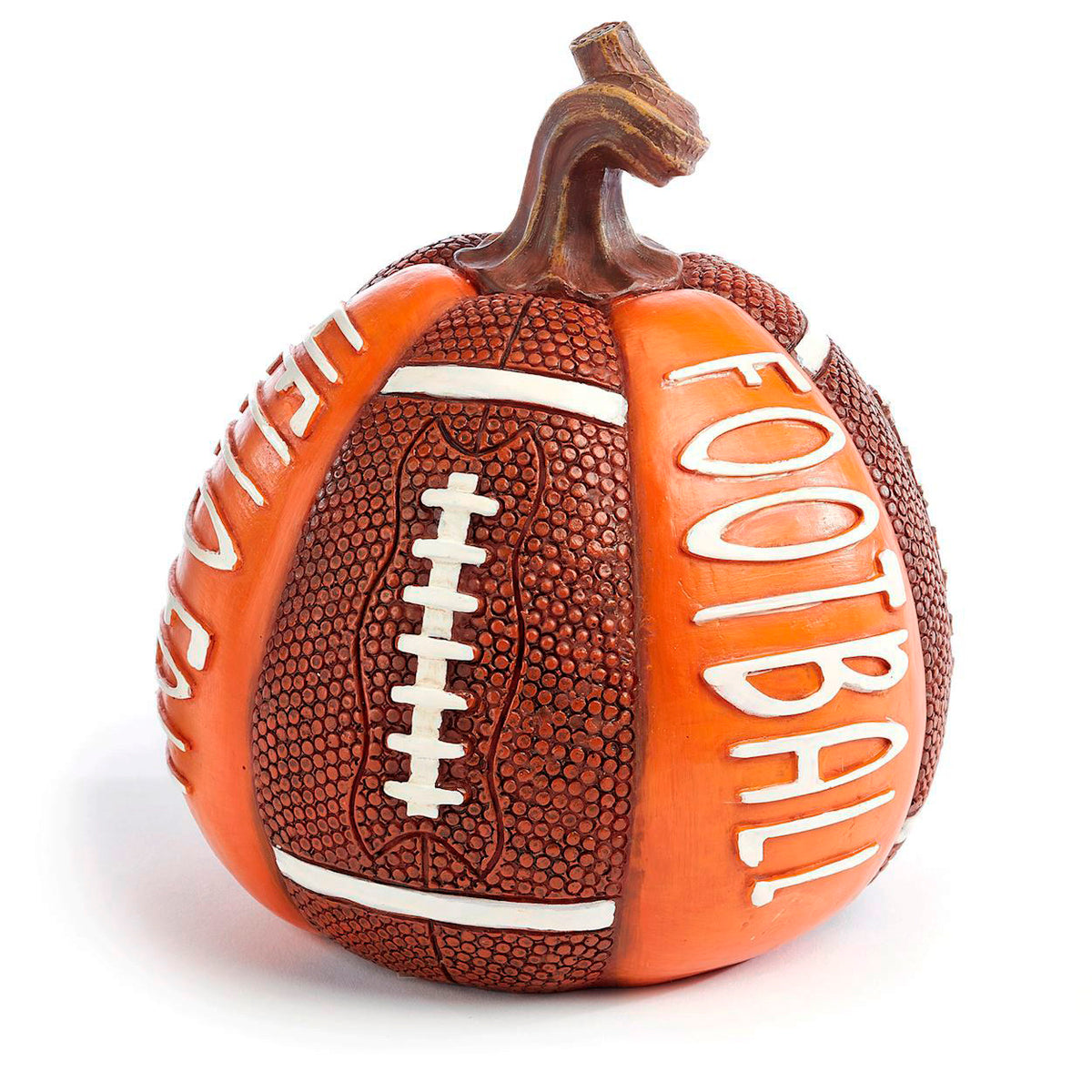 Pumpkin Football Tabletop Decor